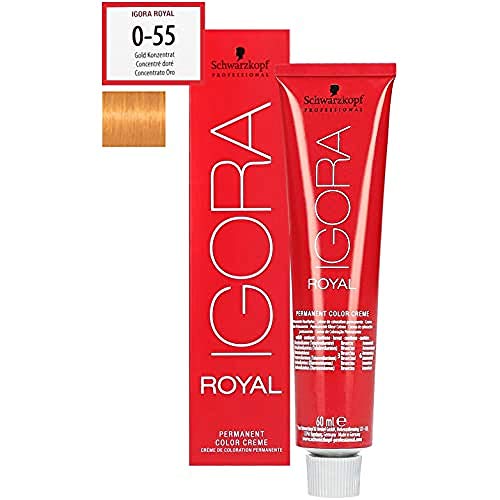 Schwarzkopf IGORA ROYAL 0-55 Creative Booster Gold Concentrate 60ml - Hair Color Enhancer