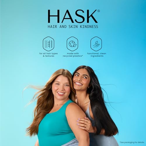 HASK Mega Slip Pre-Shampoo Detangler with Aloe Juice & Squalane for Wavy, Curly, Coily & Kinky Hair, Moisturizes, Adds Slip, Reduces Breakage, Vegan, Sulfate-Free, Cruelty-Free ? 12 fl oz