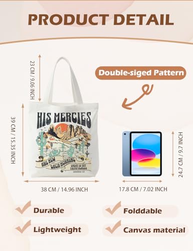 Stylish Canvas Tote Bag for Women - Eco-Friendly Christian Gift