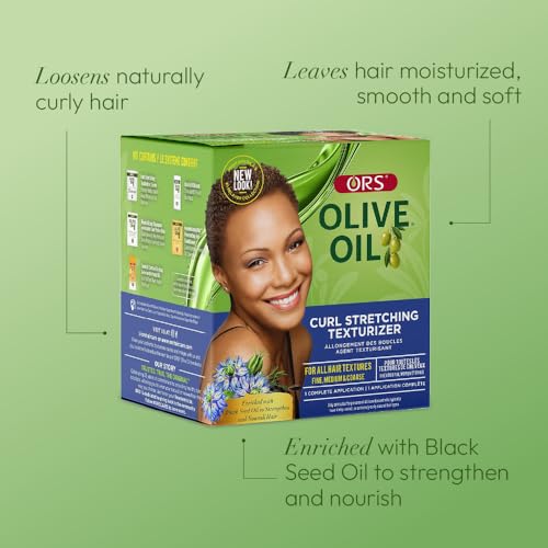 ORS Olive Oil Curl Texturizer Kit with Exotic Oils - All Curl Types, 1 Pack