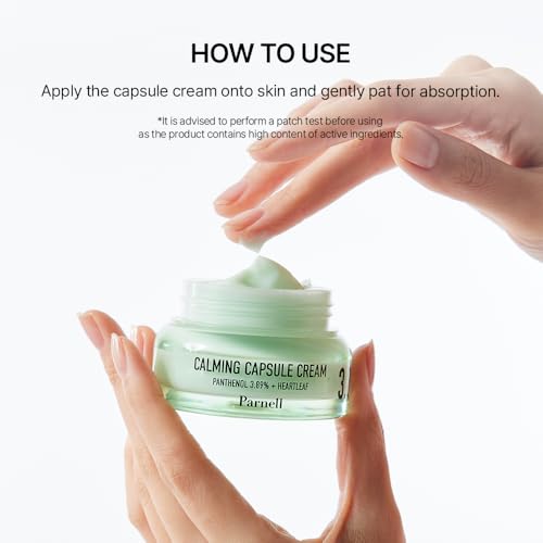 Parnell Heartleaf Calming Capsule Cream with 3.89% Panthenol, 50ml