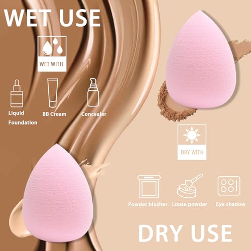 GFOUNS 15-Piece Makeup Sponge Set for Flawless Application