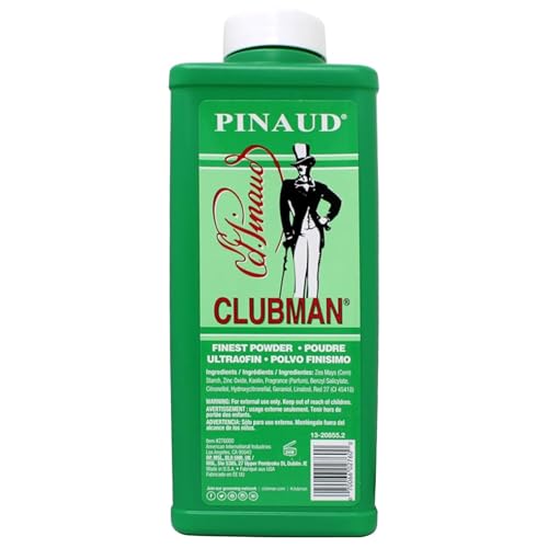 Clubman Pinaud Natural Talc Powder 9 oz (Pack of 2) | Shine Control