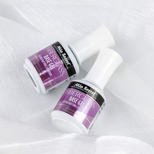 Mia Secret Fiber Glass Base Gel 0.5 Fl Oz for Nail Strength & Repair