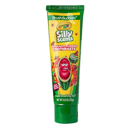 Brush Buddies Crayola Silly Scents Watermelon Kids Toothpaste