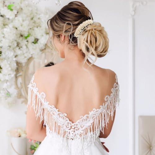 4-Piece Rhinestone Hair Side Combs - Elegant Crystal Bridal Hair Accessories