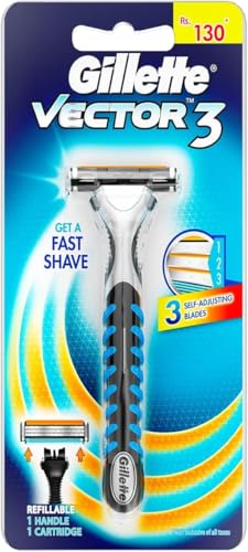 Gillette Vector 3 Razor - 1 Count for a Smooth Shave