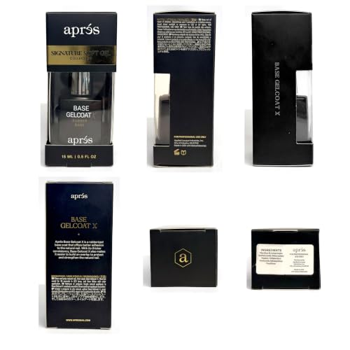 APRÉS Base Gelcoat 15ml Soft Gel Nail Polish Base Coat for Flawless Manicures