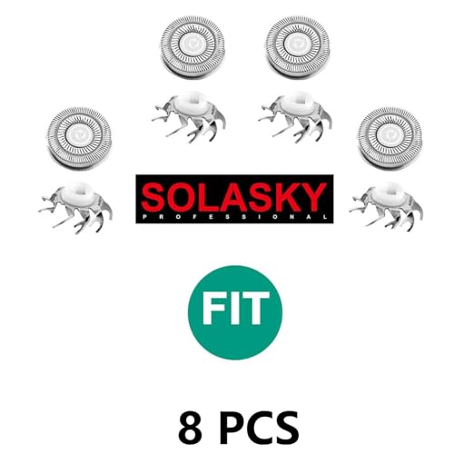 8 PCS Pro Head Shaver Double Ring Blades for Freebird FlexSeries