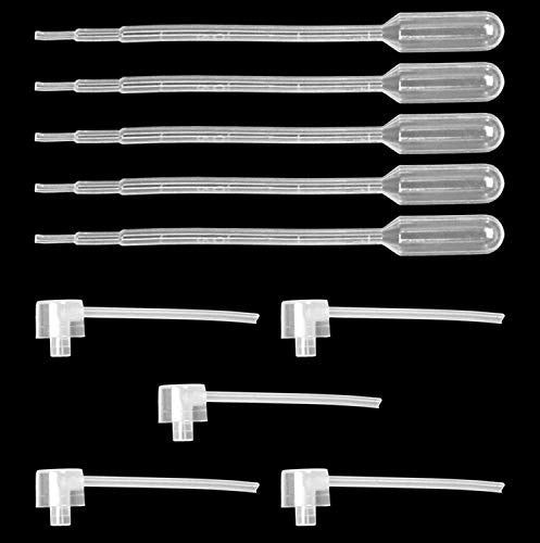 120 Pcs 1ml Mini Glass Sample Vials with Dropper Caps for Essential Oils