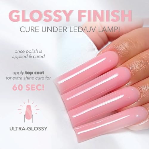 KIARA SKY Gelly Tip Top Coat GE04 - Long-Lasting Nail Gel Sealer 15ml