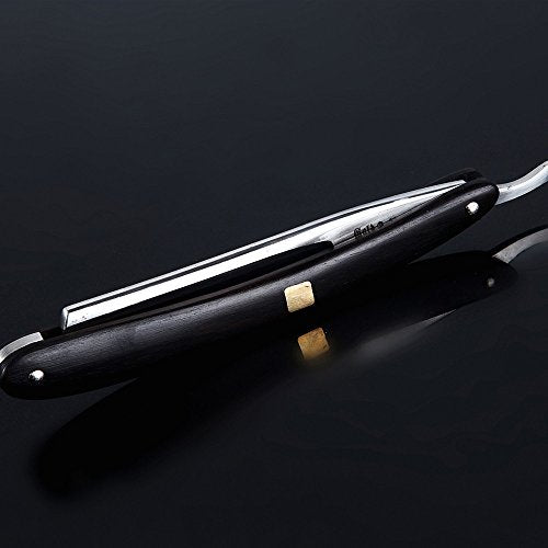 Gold Dollar Straight Razor with Wooden Scale – Vintage Barber-Grade, No Stabilizer