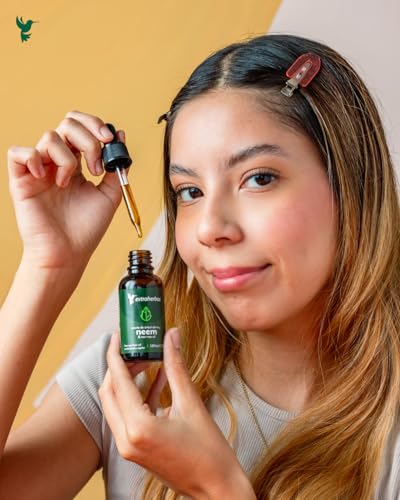 Pure Neem Oil with Tea Tree - Anti-Acne Face Oil, 1 fl oz