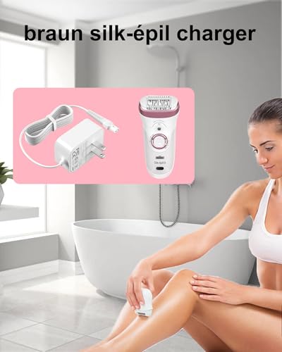 ADRICY Replacement Charger for Braun Silk-épil 9, 7, 5 and FaceSpa Pro