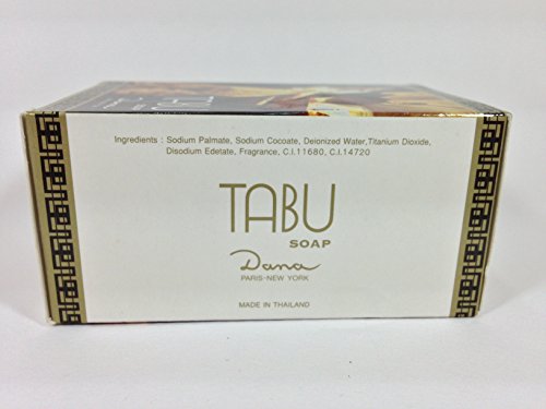 Tabu Fragrance Bath Soap by Dana, 3.17oz (90g) Bar