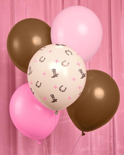 24 Pack Cowgirl Balloons - Western Rodeo Party Decor