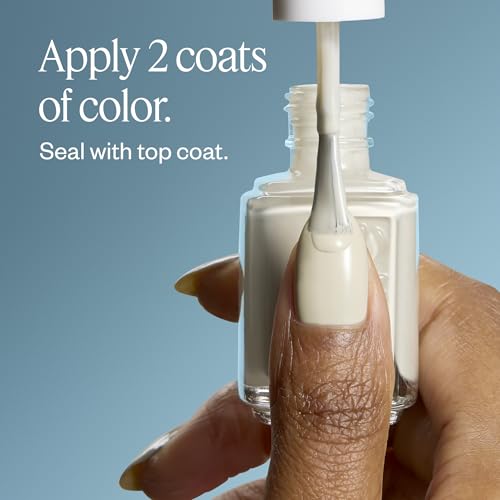 essie Shiitake Happens Nail Polish - Vegan Gray Beige Color, 0.46 fl oz