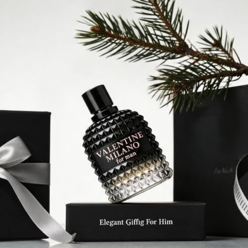A CENTER Valentine Milano Eau de Parfum for Men 3.4 Fl Oz
