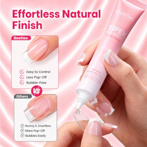 Beetles Nail Glue Gel - HEMA-Free, Strong Adhesion for Press-On Tips