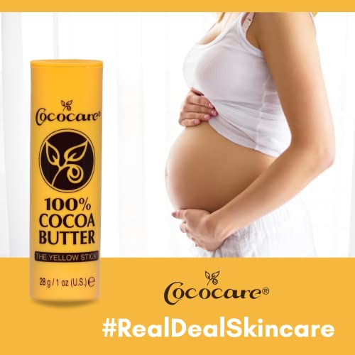 Cococare 100% Cocoa Butter Stick 6 Pack - All-Natural Skin Hydration & Protection