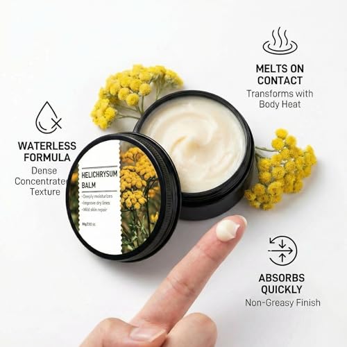Grospe Helichrysum Balm with Essential Oil for Face & Body - 2.82 oz