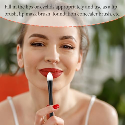 3 Pcs Silicone Makeup Applicator Brushes for Eyeshadow & Lip Mask