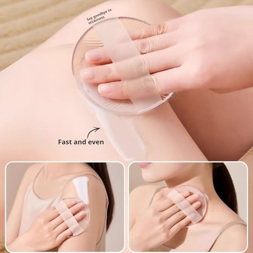 Dual-Sided PU Leather Self-Tanning & Sunscreen Applicator Gloves Set