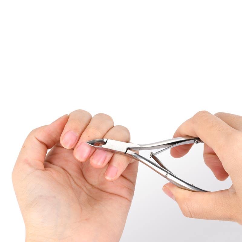 Rikans Professional Stainless Steel Cuticle Clippers for Nails – Razor Sharp Nail Trimmer with Non-Slip Handle