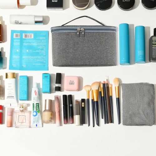 Large Waterproof Travel Toiletry Bag - Portable Cosmetic Organizer for Men & Women
