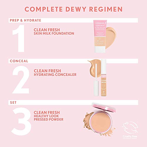 COVERGIRL Clean Fresh Hydrating Concealer, Light Medium, 0.23 Fl Oz (Pack of 2)
