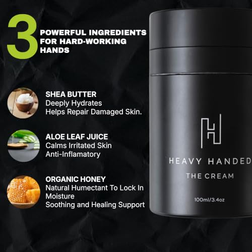 Heavy Handed The Cream: Fast-Absorbing Recovery for Dry, Cracked Hands