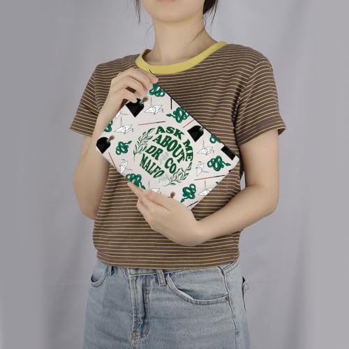 MNIGIU Draco Magic School Fan Makeup Zipper Pouch - Medium Gift for Fans