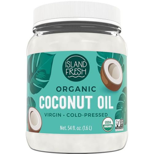 Island Fresh Organic Virgin Coconut Oil - Cold-Pressed (16 fl oz)