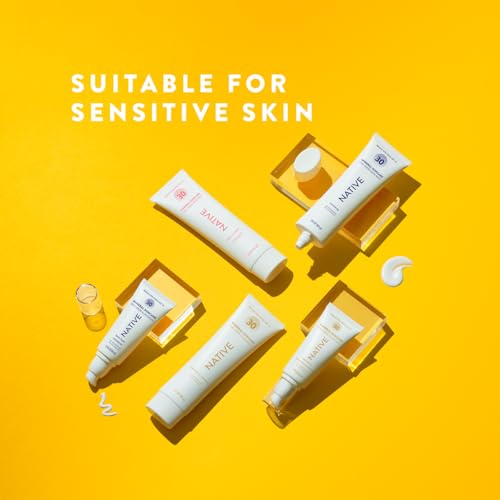 Native Sunscreen SPF 30 with Zinc Oxide - Coconut & Pineapple, 5oz, Dermatologist Tested for Sensitive Skin