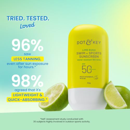 Dot & Key Lime Rush Sunscreen SPF 50+ PA++++ - 50g Lightweight Formula