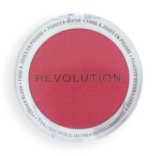 Talc-Free Powder Blush - Revolution Blusher Reloaded Vibe Check Mauve