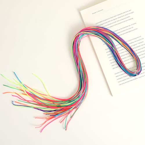 48 Pcs Colorful Hair Strings for Braids - Rainbow Hair Wraps