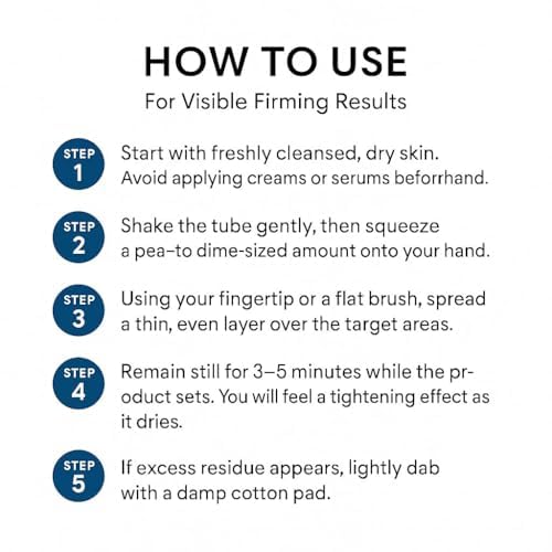 Instant Face Lift Cream - Temporary Tightening Solution for Mature Skin 50+ | Visibly Firms & Smooths Wrinkles