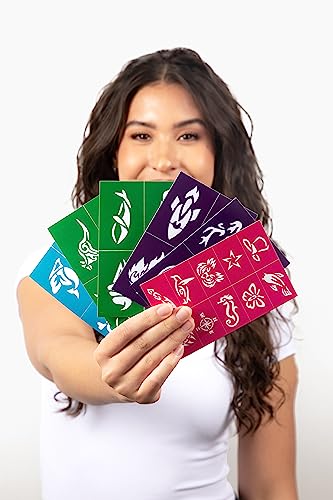 Vanli's Metallic Temporary Tattoo Markers Set with 30 Stencils - Skin-safe & Vibrant