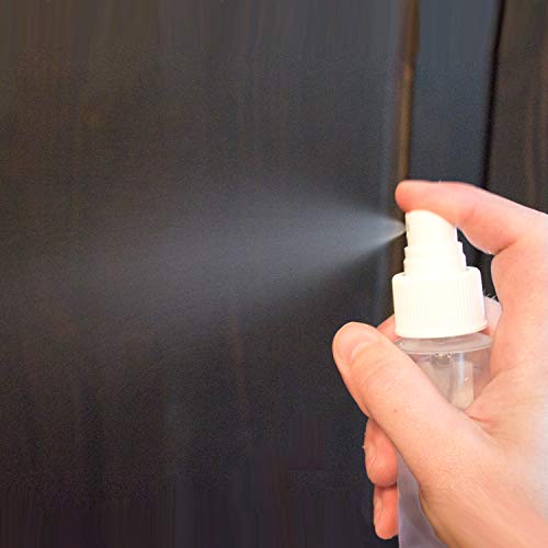 Travel Size 2oz Clear Plastic Spray Bottles - Set of 3