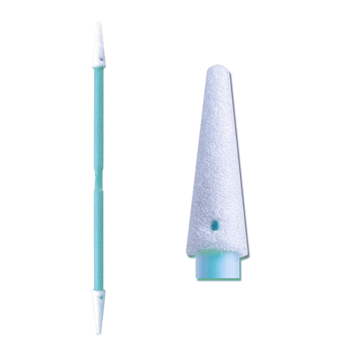 Double Ended Cleanroom Lint-Free Cleaning Swabs - 3'' Foam Tips for Electronics Precision (100 Pack)