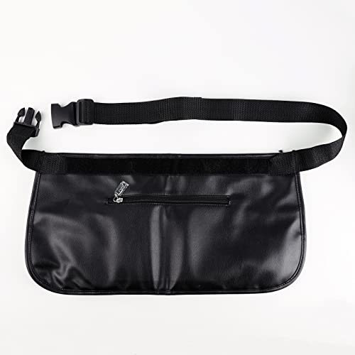 MSQ Large Capacity Makeup Brush Bag with Adjustable Belt Strap