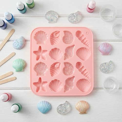 3-Pack Ocean Theme Silicone Molds for Chocolate & Candy