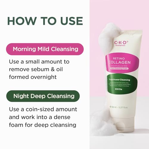 CKD Retinal Collagen Pore Cleansing Foam - Hydrating Face Wash