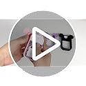 Silicone Hand Sanitizer Case for Touchland Power Mist - Black