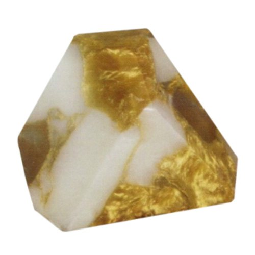 SoapRocks Gold in Quartz Glycerin Gemstone Soap, 6 oz