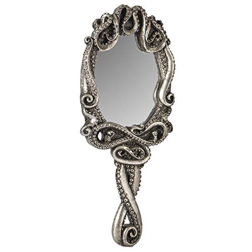 Gothic Kraken Handheld Mirror - Antique Sea Creature Decor