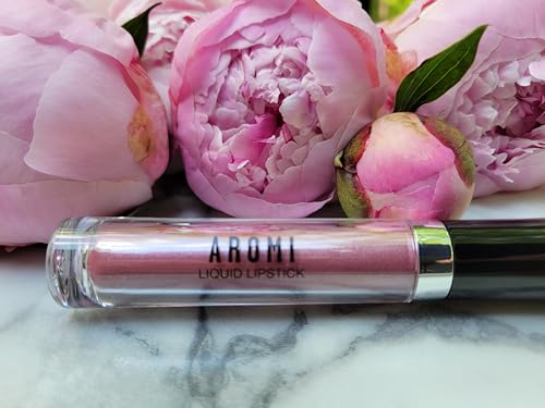 Aromi Fairy Tale Dusty Pink Metallic Liquid Lipstick