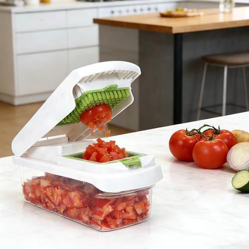 Adjustable Mandoline Slicer with 7 Stainless Steel Blades