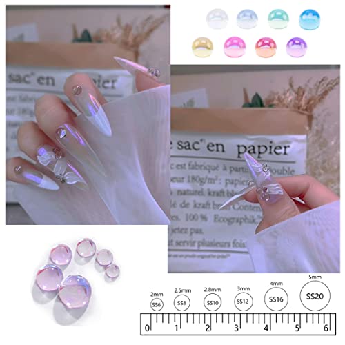 1440PCS Mermaid Rhinestone Beads for Nail Art & Decorations